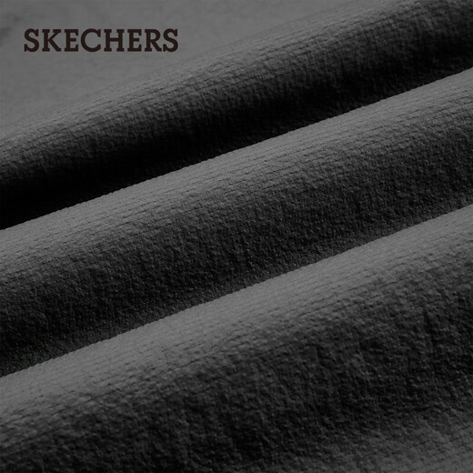 斯凯奇（Skechers）女士防晒梭织连帽外套P225W135 碳黑/0018 S