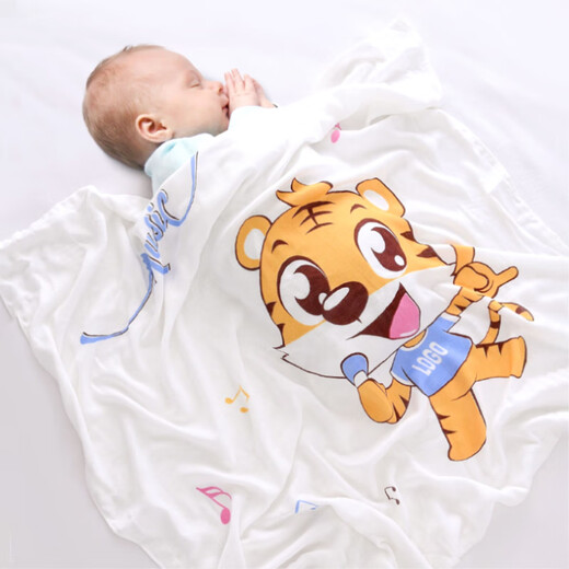 9i9 edredón de bebé, edredón fresco de verano, aire acondicionado infantil delgado recién nacido, manta de fibra de bambú bebé, jardín de infantes A84 Tiger