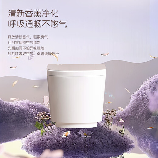 DOLAVIS Germany 52CM small size siphon wall-mounted smart toilet fully automatic wall row suspended wall-mounted household toilet white high-end version