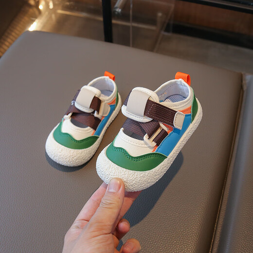 G.duck Little Yellow Duck Children's Canvas Shoes Spring and Autumn Boys and Girls Korean Style Contrast Color Fashion Floor Shoes Big Toe Cute Cute Shoes Outdoor Shoes Yellow 25 Shoe Inner Length 15.3cm