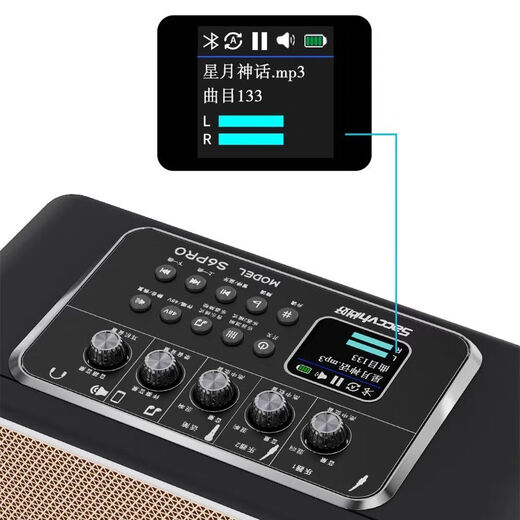 Shanghao flagship model S6PRO musical instrument special speaker 150-watt electric blowpipe saxophone guitar singing outdoor Bluetooth speaker Shanghao S6PRO gift package + wireless microphone (remark color)