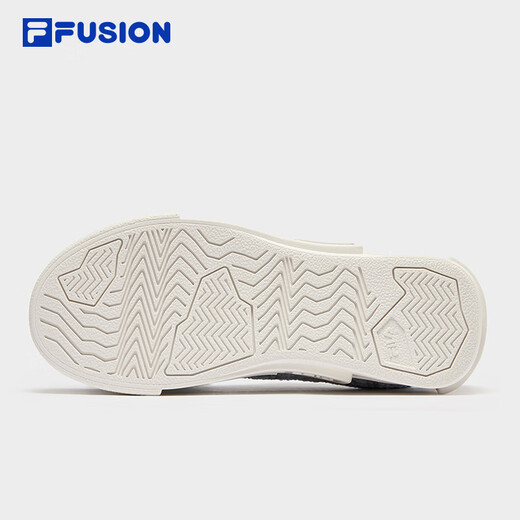 
FILAFUSION FilaFUSION Canvas Shoes Small Flavor Women's Shoes 2025 Autumn New Checked Spliced Board Shoes Quiet Gray/Milky White-QA 37.5