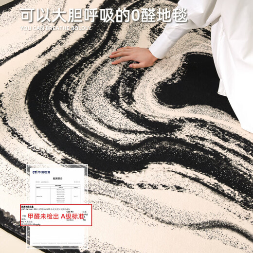 GPPNKC carpet living room special-shaped light luxury 2025 new style free carefree irregular sofa coffee table floor mat bedroom thickened Wenwan-11972 240cm*360cm