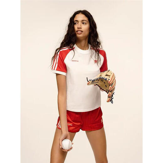 阿迪达斯 （adidas）三叶草2025夏季新款休闲透气SPORTY RICH运动短袖JI9274 JL9275 JI9275  L