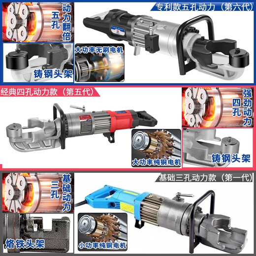 Zhaoyang small brushless portable steel bar bending machine hoop bending machine electro-hydraulic artifact bending machine bending machine straightening machine 22 upper handle brushless bending machine can bend 300 times continuously