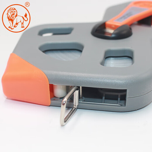 Xiongshi Gang tape measure meter ruler 50 meters steel tape measure stainless steel tape measure 30 meters wear-resistant tape measure steel ruler 50m ABS ruler stand + white painted steel ruler with second level 50 meters