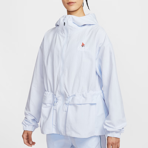 NIKE耐克夏日轻醒系列女子防晒衣夏季新款防泼水夹克官方NIKE 085足球灰 XL