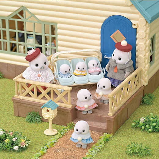 Sylvanian families (Sylvanian families) Us villa set Playing house girl toy doll set