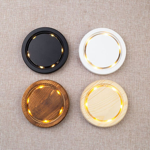 Blind box display box eternal flower glass cover display box diy hand-made decorative desktop ornaments dried flowers transparent dustproof 8*10+ log flat bottom trough light