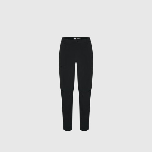 Biemlfdlkk [Hydrinks and quick-drying] Spring and summer men's elastic trousers, clean color straight trousers, commuting daily versatile casual pants 07 black L