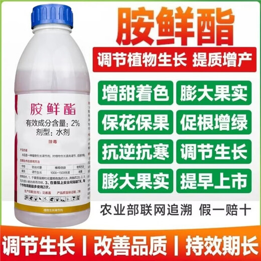 Ammonium ester regulator to protect flowers and fruits, increase production, antidote damage, root and strengthen seedlings, fruit trees, vegetables and flowers foliar fertilizer 500g