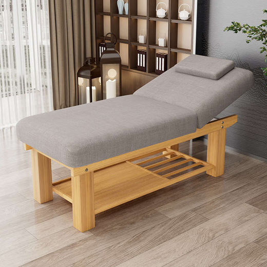 
Yonghuan bed pediatric massage bed tattoo and bone therapy bed solid wood brown 17060 brown leather