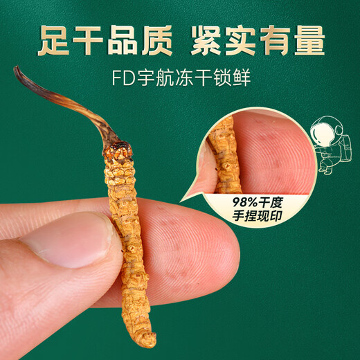 Tibetan Authentic Tibetan High-altitude Cordyceps Gift Box tonic for the first stage of the Cordyceps gift for elders and parents [Economic and self-use] 5 sticks/g-10 grams-50 sticks [Special discount]