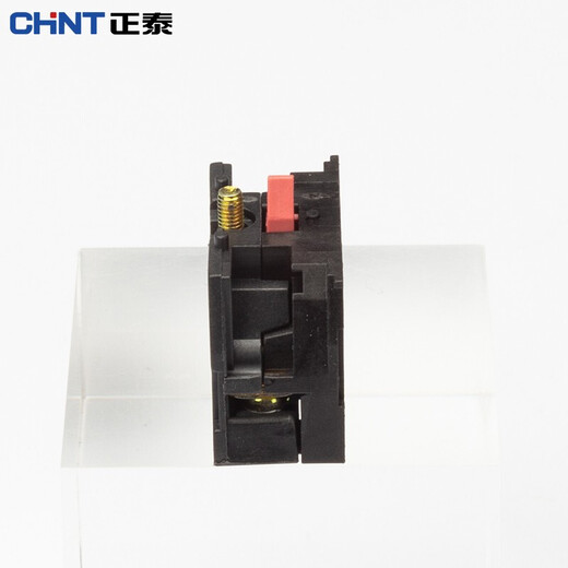Chint (CHNT) push button switch NP2 series self-reset push-type knob flat knob rotation emergency stop self-locking control mushroom head NP2-BE101 one normally open contact BE101