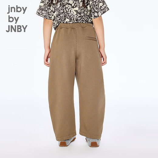 
jnby by JNBY new style Jiangnan cloth children's clothing trousers banana pants fitted cotton casual 25 autumn boys and girls 1P7E13540 216/camel brown 120 cm