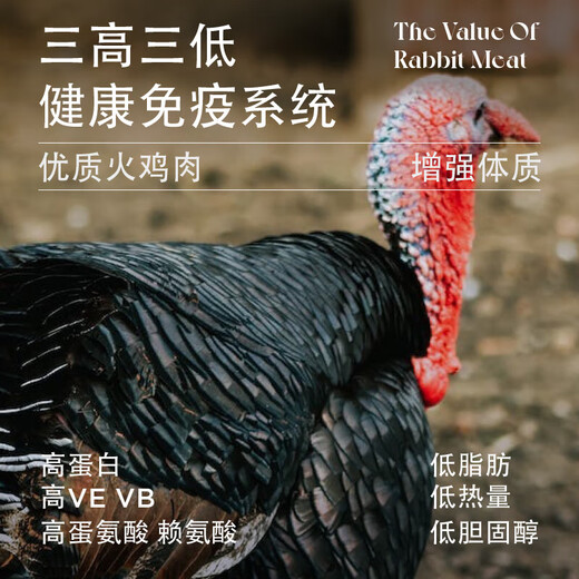 LEGENDSANDY LEGENDSANDY Cat Food Hunting Bird Squab Wilderness Rabbit Hunting Full Price Grain-Free Cat Food Adult Cats and Kittens Freeze-Dried Raw Bone Meat Cat Food Hunting Turkey Cat Food 4.5kg (3Jin Jin is equal to 0.5kg *3)