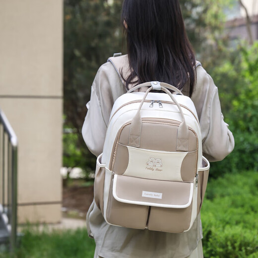 Neue Schulbag, Mama -Tasche, modische und vielseitige Baby -Wanderhandtasche, große Kapazitäts -Reiseback, süßer Rucksack, Pink