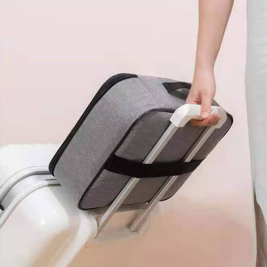 Bolsa de pasaporte de tela Oxford de gran capacidad sin licencia Bolsa de pasaporte de la carpeta Bolsa Handheld Grey 3 capas sin bloqueo