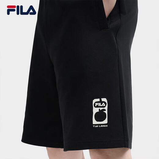 FILA XTIMLAHAN斐乐针织男子五分裤2025夏季短裤宽松运动裤
