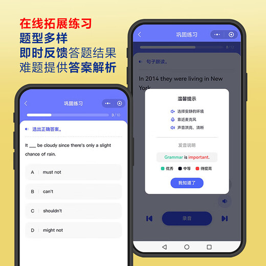 Cambridge Elementary English Grammar + Übungsset mit kostenlosen Video-Tutorials (Cambridge English in Use Series 4. Auflage, chinesische Ausgabe, insgesamt 2 Bände)