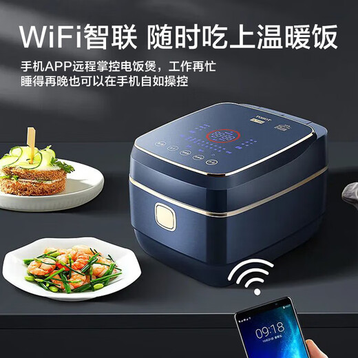 Gree (GREE) Dasong rice cooker household rice cooker 4L large capacity appointment timer multi-function touch smart porridge and soup non-stick inner pot rice cooker steaming rice pot four-liter steaming rice cooker 4L native cast iron pot 0-coated app model GDCF-4015C