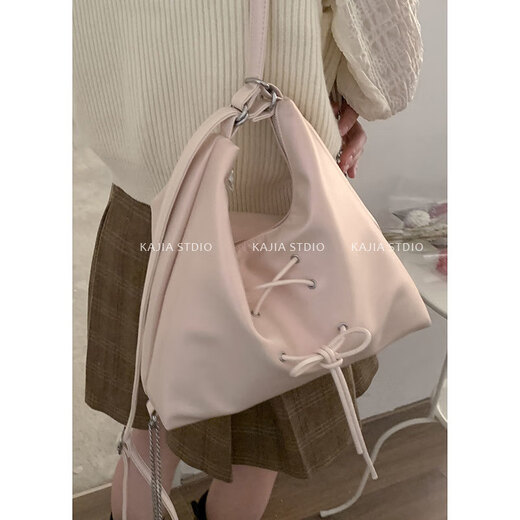 Dadong Ballet Bow Rucksack Damen 2025 Neues Mode -College -Rucksack großer Kapazitäts Tasche weiß