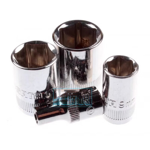 世达（SATA）1/4小飞公制六角套筒头6.3MM铬钒钢4mm-14mm短套筒头 5mm标准六角套头11304