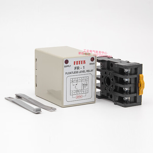 Yue Changsheng genuine Taiwan original FOTEK Yangming liquid level relay FR-1 controller C-6 AC220V one AC FR-1AC380V comes with base