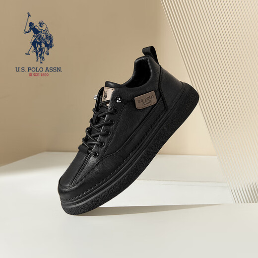 U.S. POLO ASSN. Paul men's shoes 2025 autumn new casual leather shoes British retro business commuting versatile sneakers