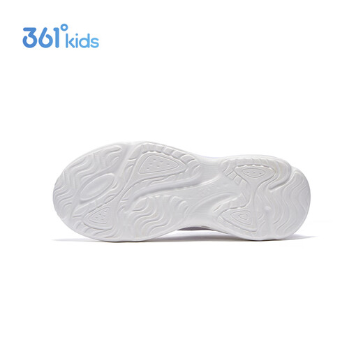 361 Children's Shoes Children's Sports Shoes 2025 Autumn Women's and Large Children's Shock Absorbing Rebound Knob Buckle Casual Running Shoes Purple 35