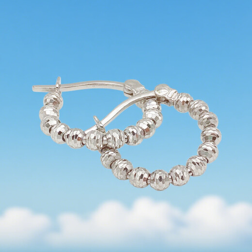 Whiskey PT950 Platinum Earrings Small Circle Platinum Earrings Earrings Ear Accessories Hole Earrings Women's Earrings Perkin Ear Bone Rings Engraving Consultation Customer Service Single Shot Not Delivered