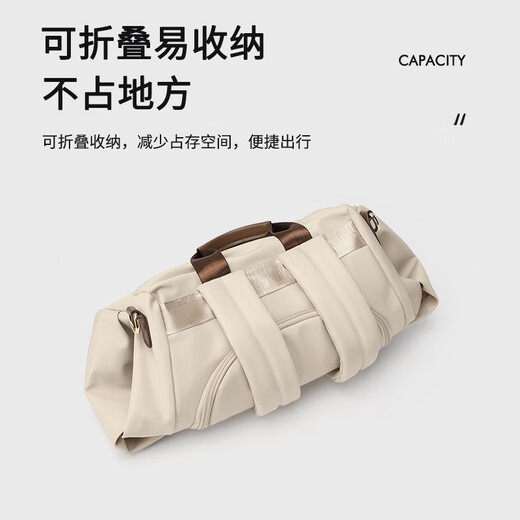 高尔夫（GOLF）双肩包女时尚女士背包学生书包防泼水旅行包ipad电脑包生日礼物女 果仁杏