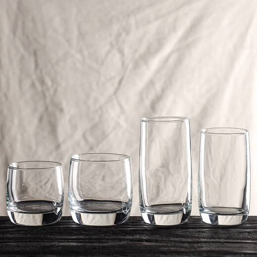 Shantou lincun transparent copa de vidrio simple restaurante de hotel para beber copa de agua taza de té copa de cerveza beber leche desayunar copa 13791 transparente 200 ml-6