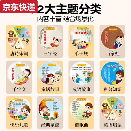 
Blue Color He Children's Gramophone Early Education Machine Learning Card Record Record Story Machine Music Player Enlightenment Smart Toys Upgrade 96 Chinese Card + 96 English Card 100