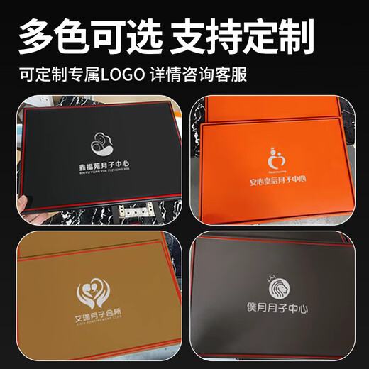 Xuanrun double-layered Japanese-style 316 stainless steel business lunch box high-end 4S store reception leader special partitioned dinner plate 316 deep five-compartment + double-layer black shell + chopsticks and spoons