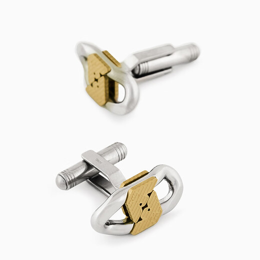 
EMPORIO ARMANI/Armani official flagship [gift] New men's eagle logo buckle rod clasp cufflink 2025 summer EGS3184040-Silver/Gold