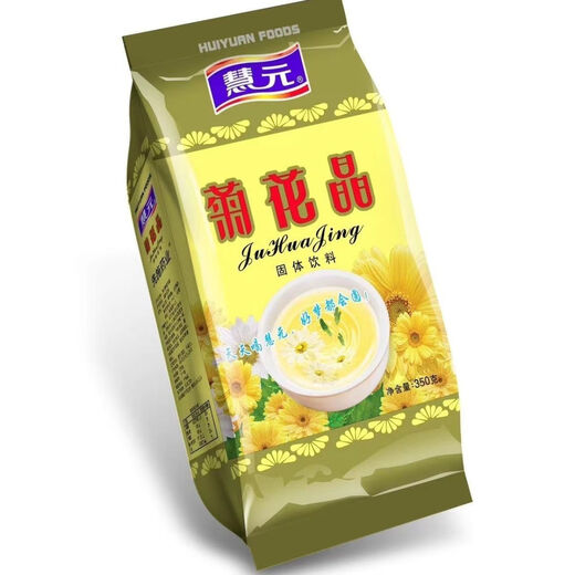慧元菊花晶怀旧老牌子奶粉伴侣颗粒老人儿童小孩茶冲350g袋装清热下火 三袋 共1050g