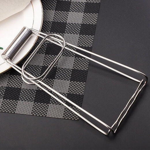 316L stainless steel anti-scalding bowl clip, steaming vegetable clip, steamer clip, plate clip, bowl holder, kitchen plate lifter 316L anti-scald plate lifter 1 piece, limited time