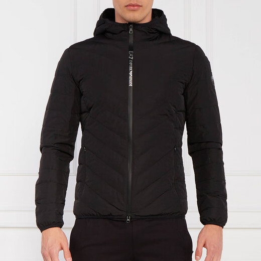 阿玛尼（Emporio Armani）EA7 阿玛尼 男士保暖连帽服外套8NPB14 PNE1Z 米白 1713 M (香港仓)