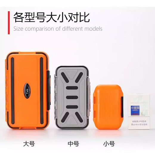 Multifunctional fishing accessories waterproof lure box large capacity outdoor fishing equipment fishing gear supplies storage box bait box large size one pack (random color)