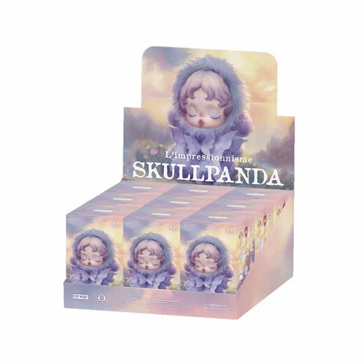 POP MART (POP MART) brand new authentic SKULLPANDA vinyl face plush pendant SP series blind box trendy toy gift fantasy unboxing confirmation