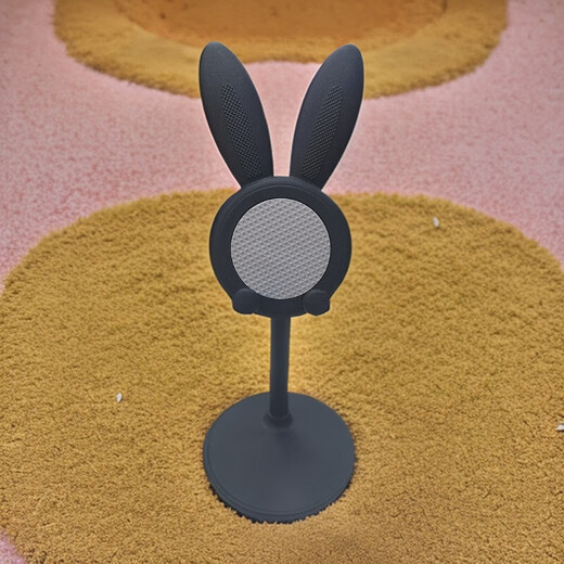 Cute creative keychain rabbit stand cute keychain holder girl versatile and fashionable rabbit stand (pink)*1 pack