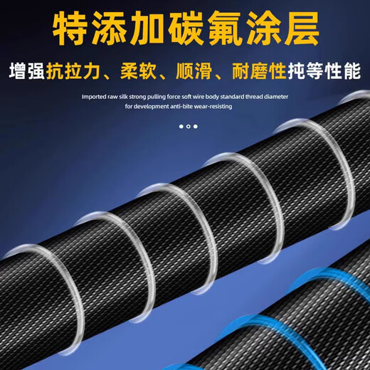 Japan imported raw silk fishing line main line sub-line high-end sea rod Luya sea rod throwing rod special nylon line imported Toray raw silk purple 220 meters 0.4