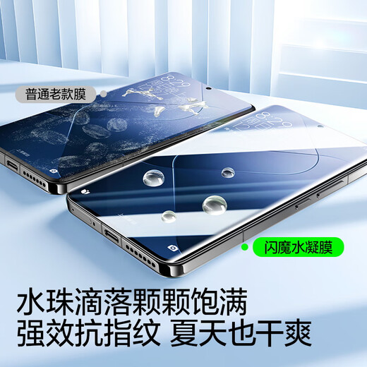 闪魔适用小米14pro/ultra手机膜xiaomi15pro/ultra钢化软膜水凝膜全屏贴合高清抗指纹保护贴膜 2片装