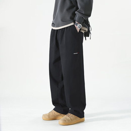 Uniqlo Uniqlo Pure Panton de travail en coton pur pour les hommes fine marque japonaise Brande de mode Handsome décontracté Big Yhk9215 kaki M _90-110Jin [Jin est égal à 0,5 kg] peut être porté