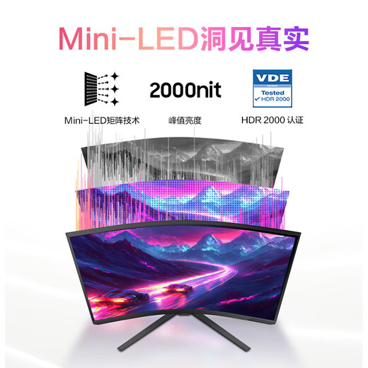 Samsung Odyssey G8 32-inch MiniLED 4K E-Sports Curved HDR2000 High Brush Game G7 Desktop Notebook External Extended Screen Computer Monitor 4K 240Hz G85NB S32BG85BNC Official Direct Flagship Store