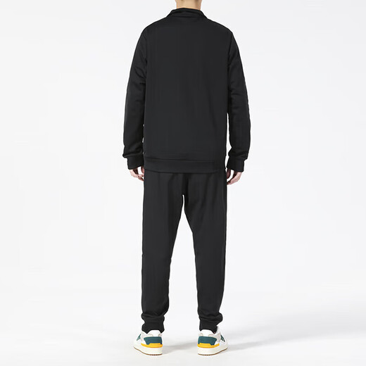 阿迪达斯 （adidas）男子秋冬运动套装 健身训练舒适透气立领夹克外套跑步休闲长裤 H46101+GK9226/简约时尚 3XL