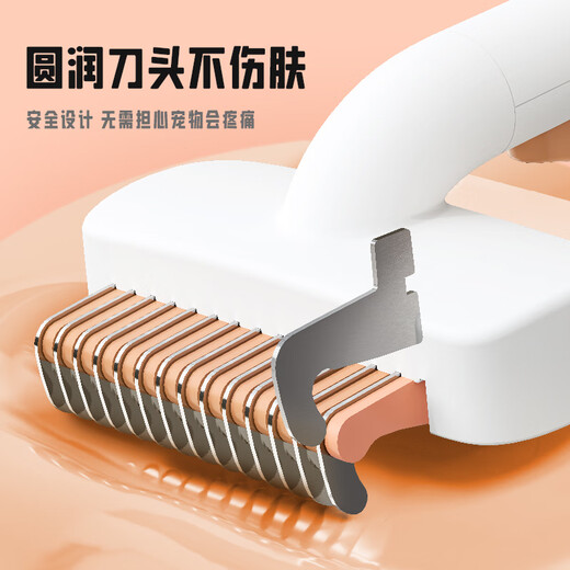 Laiwang Brothers Pet Knotting Comb Removes Floating Hair Magic Tool for Long-haired Cats and Dogs Smoothing Needle Comb Set One-click Hair Removal without Harming the Skin Teddy One-click Smoothing Hair Remover