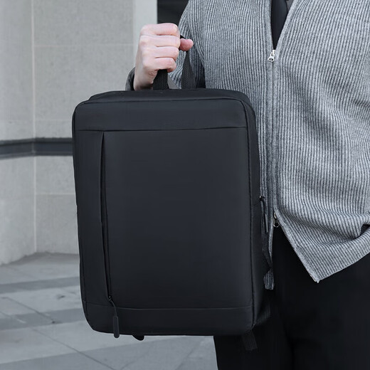 Large capacity business computer bag backpack 15.6-inch laptop bag Xiaomi same style men and women double backpack black