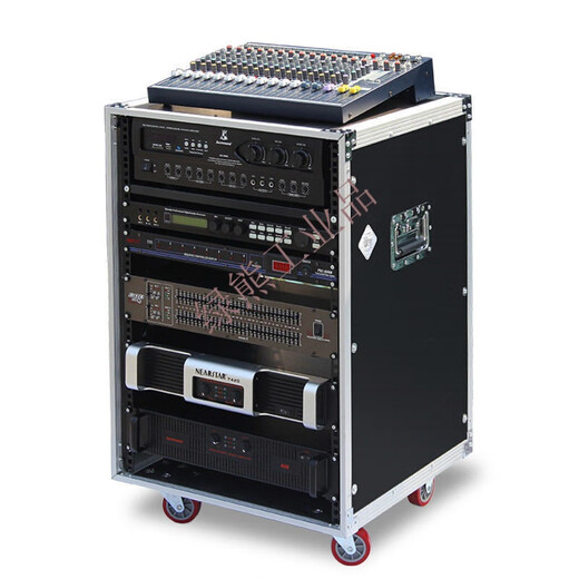 Customized 12U amplifier cabinet speaker 6U mixer 8U simple switching cabinet 16U customized server flight case 16U cabinet (3 layers)